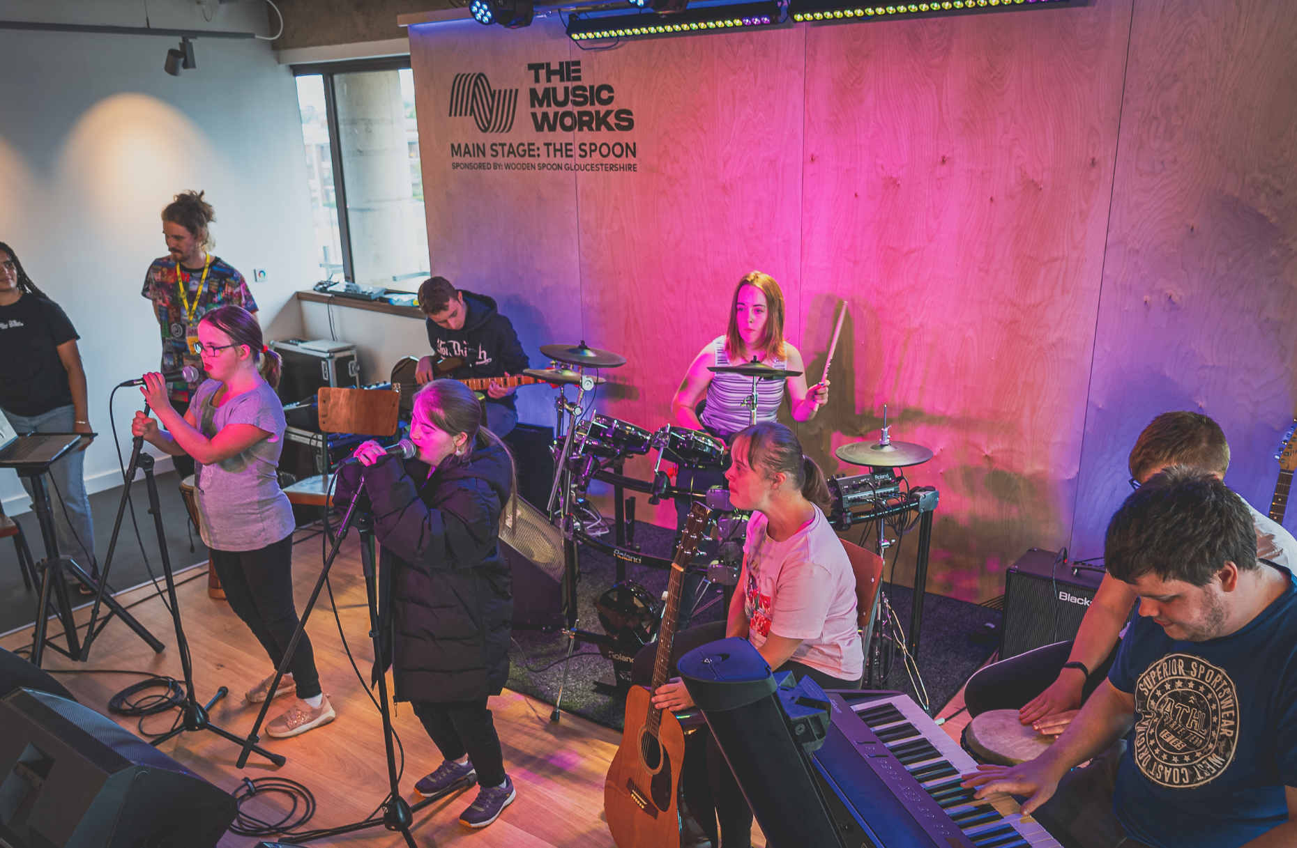 The Hub is Gloucester’s first inclusive community music studio.